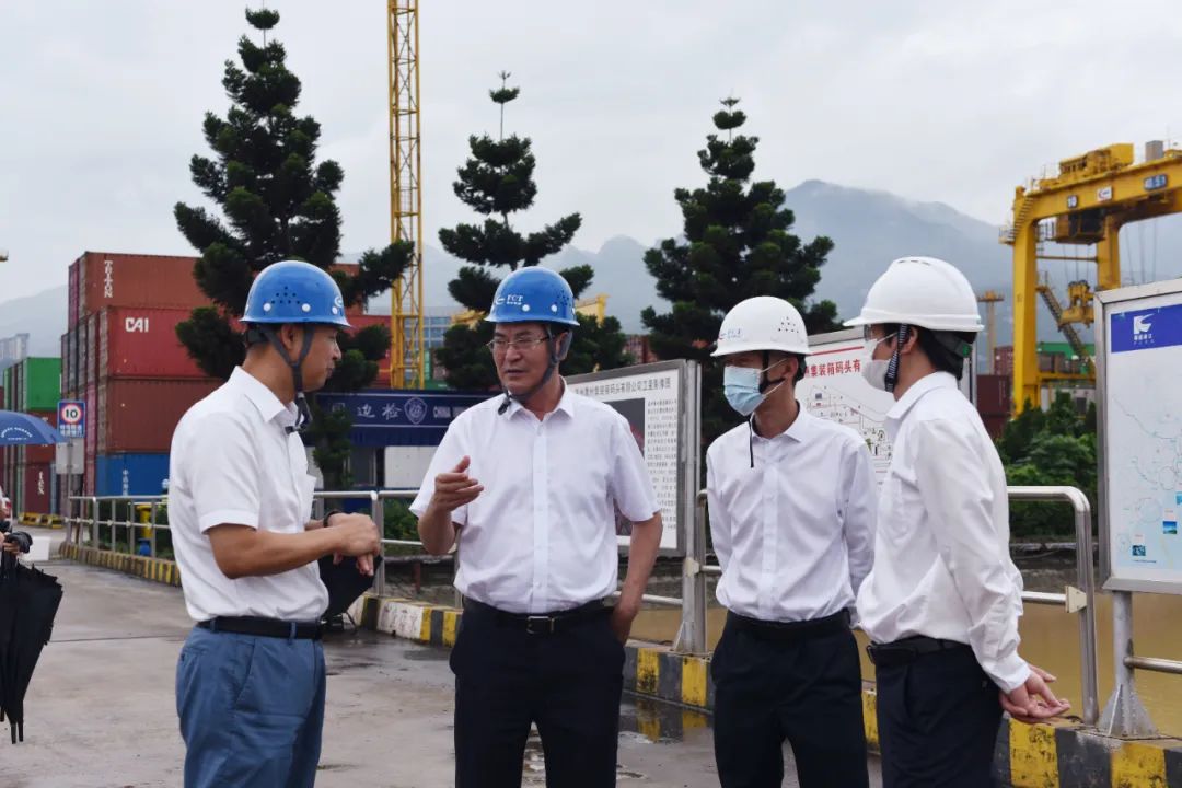厦门港口管理局局长夏长文至青州港区调研.jpg
