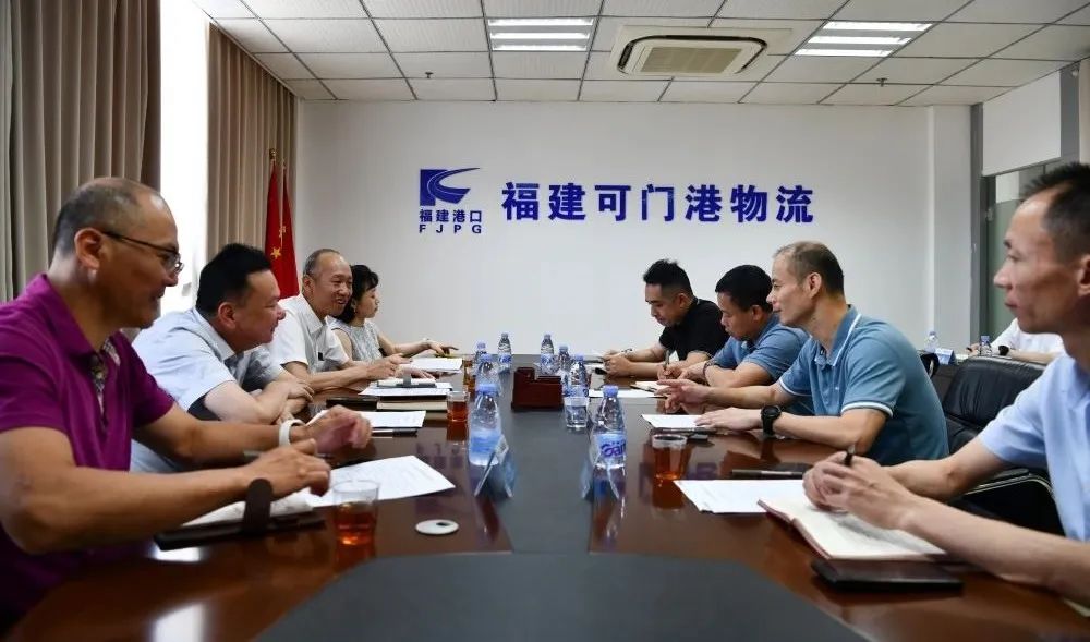 福州港务集团党委书记、董事长陈剑钟一行到可门港开展智慧港口建设专题调研01.jpg