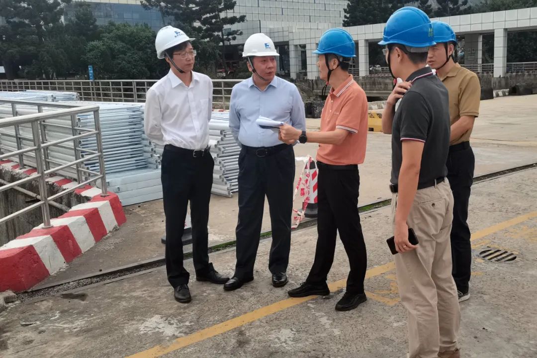 福建港口集团党委副书记、总经理陈乐章赴福港马尾检查航海装备大会筹备工作01.jpg