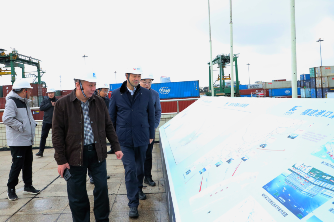 交通运输部总工程师兼水运局局长李天碧调研福州港江阴港区04.png